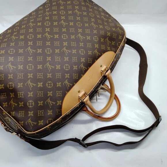 Louis Vuitton LV Travel Bag Alize2Poches Brown Monogram 719-041925 - Picture 6 of 9